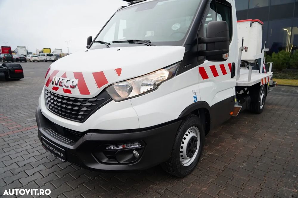 Iveco 35-140 / Platformă de lucru aeriană / FRANCE ELEVATEUR 141 TLE / 4 SUPPORTURI / MANUALĂ / 2020 - 15