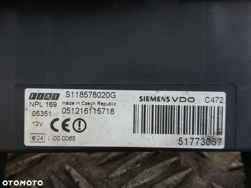 ZESTAW STARTOWY FIAT PANDA II 51775008 51773067 46845361 - 4