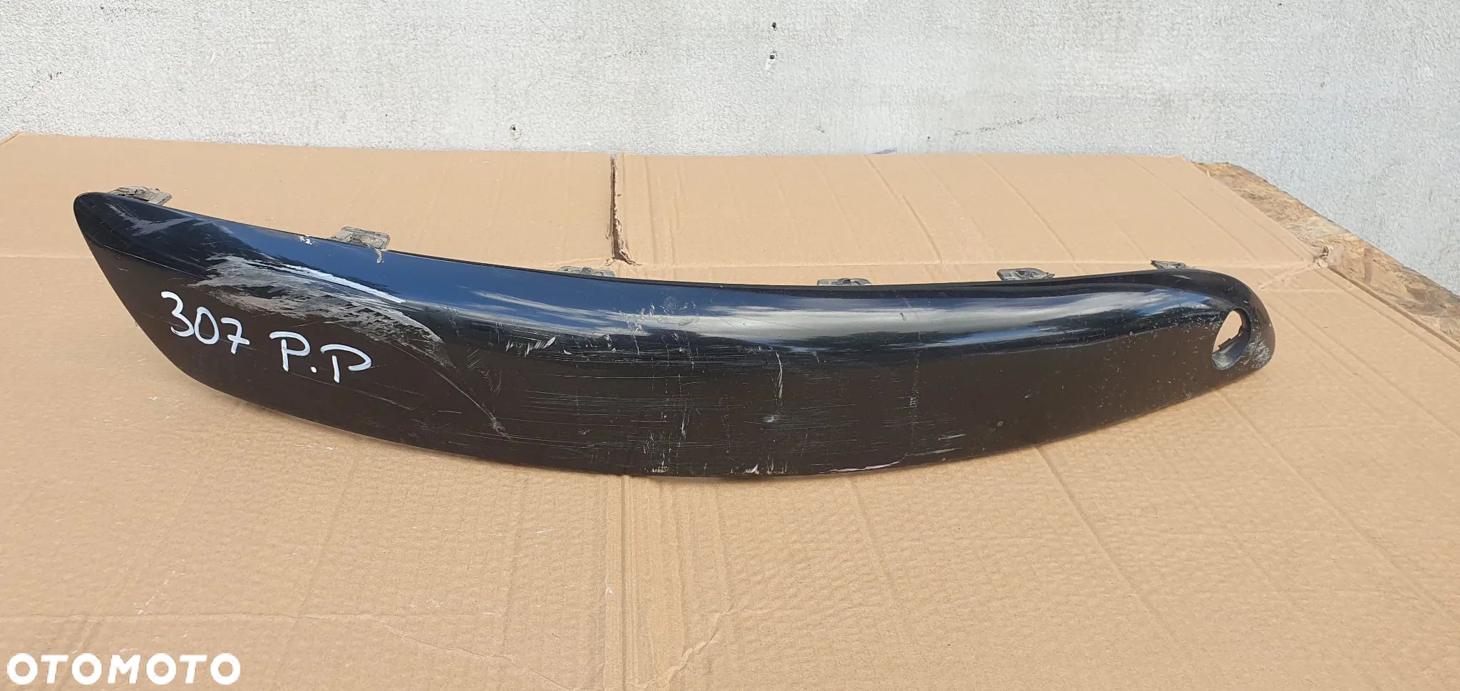 Listwa zderzaka prawy przód przednia prawa Peugeot 307 9634013377 - 1