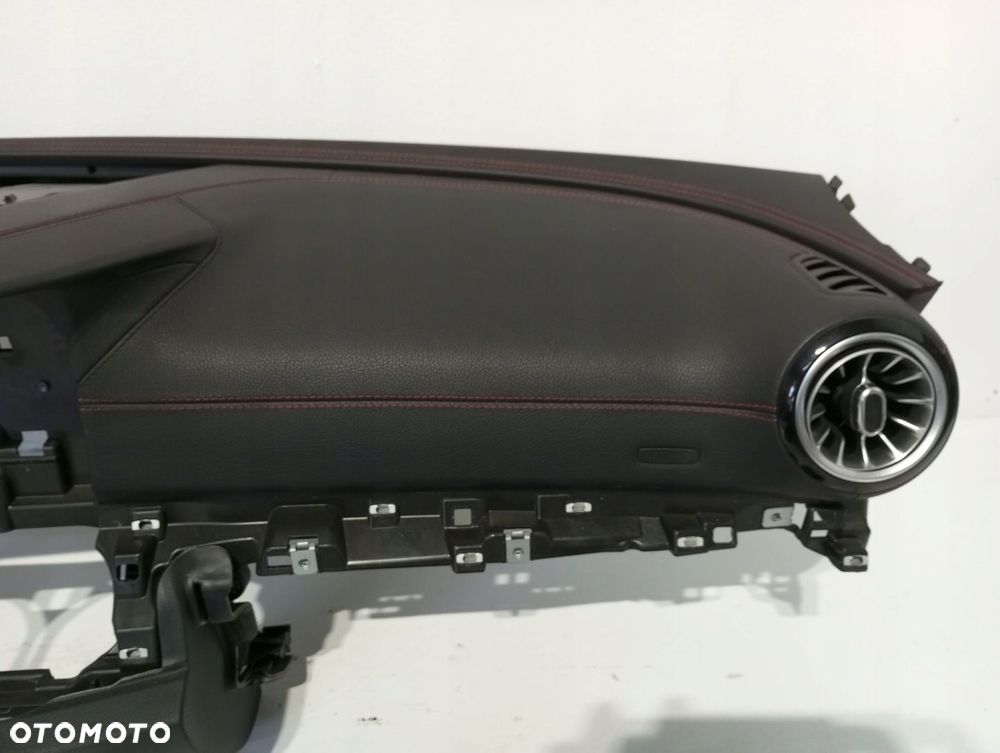 Konsola pulpit deska MERCEDES CLS A257 AMG HEAD UP CZERWONA NIĆ - 4