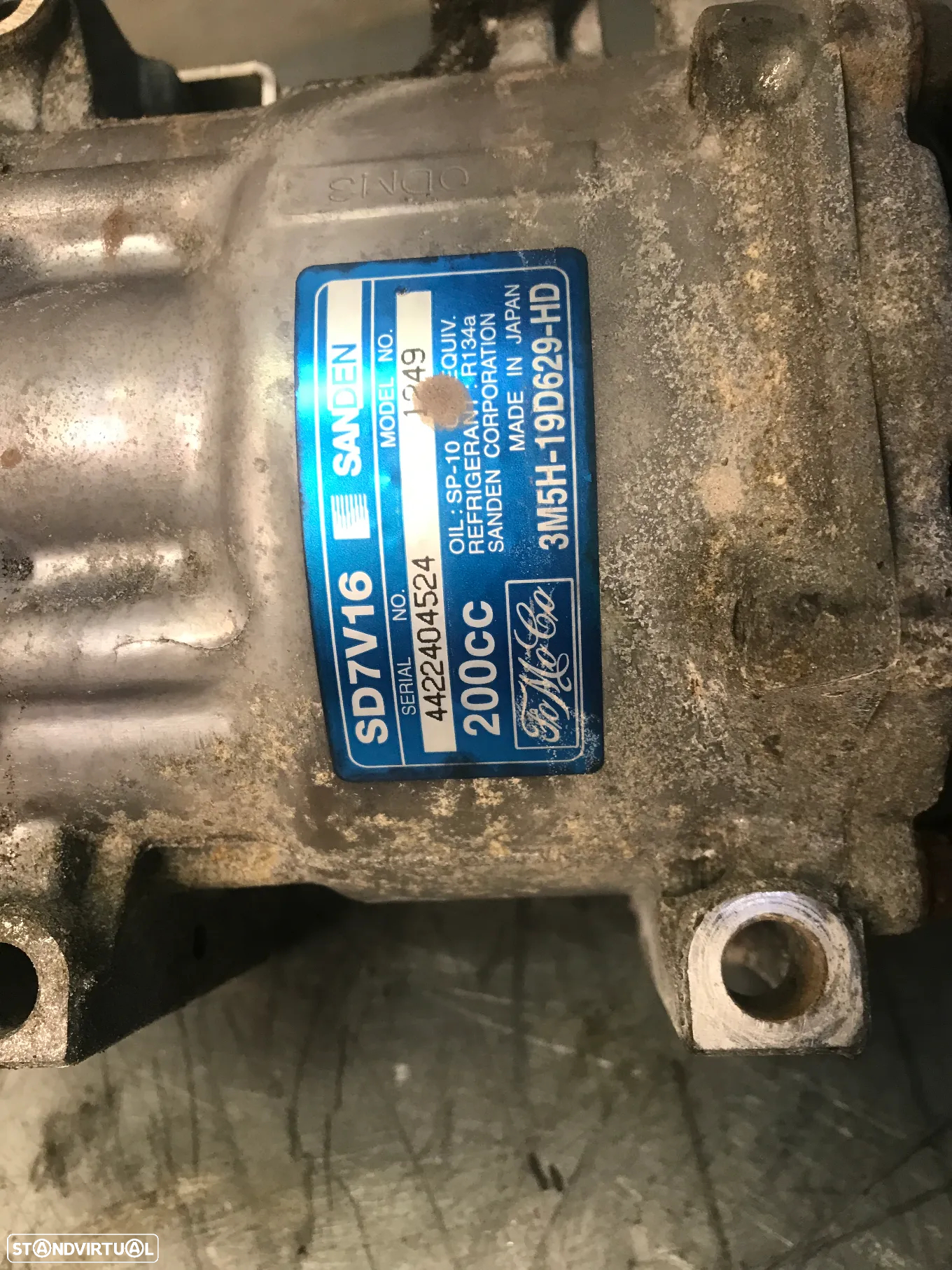 COMPRESSOR DO AC VOLVO V50 2.0D / FORD FOCUS / C-MAX 2.0TDCI 3M5H9D629HD - 5