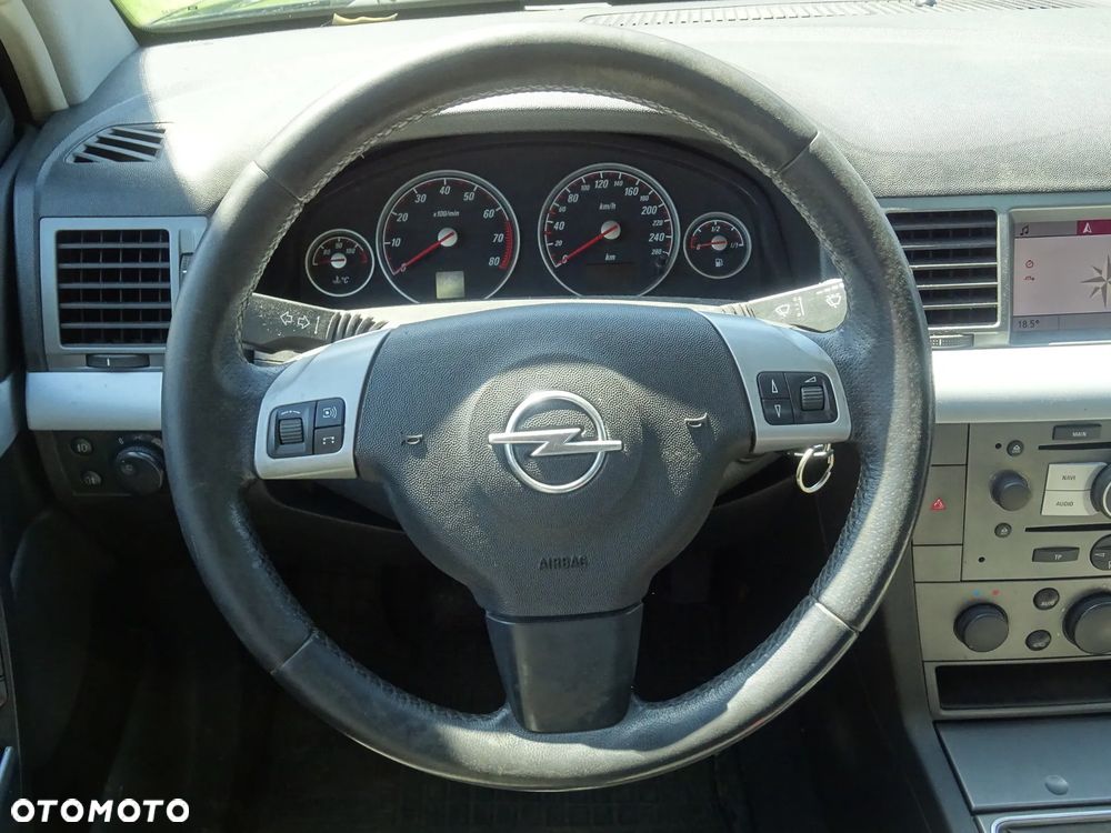 KIEROWNICA SKÓRZANA SKÓRA OPEL VECTRA C SIGNUM MULTIFUNKCYJNA PRZYCISKI AIRBAG - 10