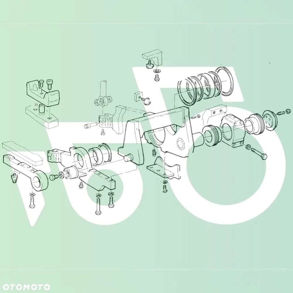 Mocowanie OŚ PRZEDNIA H816301050021 Fendt 930 Vario - 19