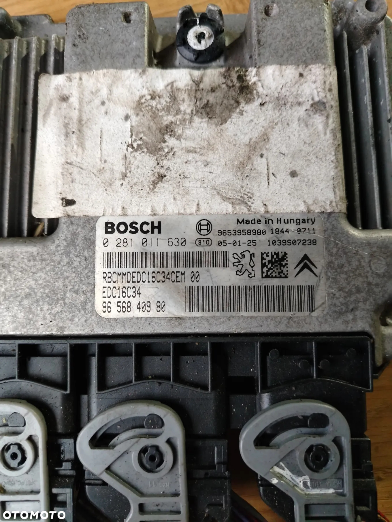 PEUGEOT CITROEN STEROWNIK SILNIKA 9656840980 - 2