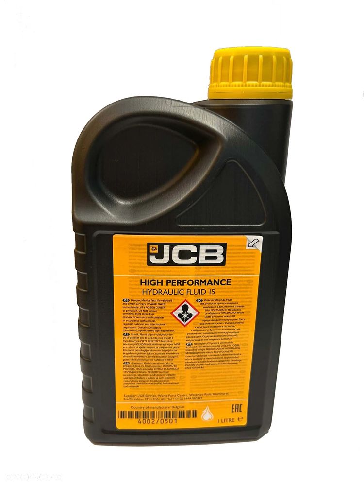 PŁYN OLEJ HAMULCOWY JCB HP15 1L 4002/0501 ORYGINAŁ - 2