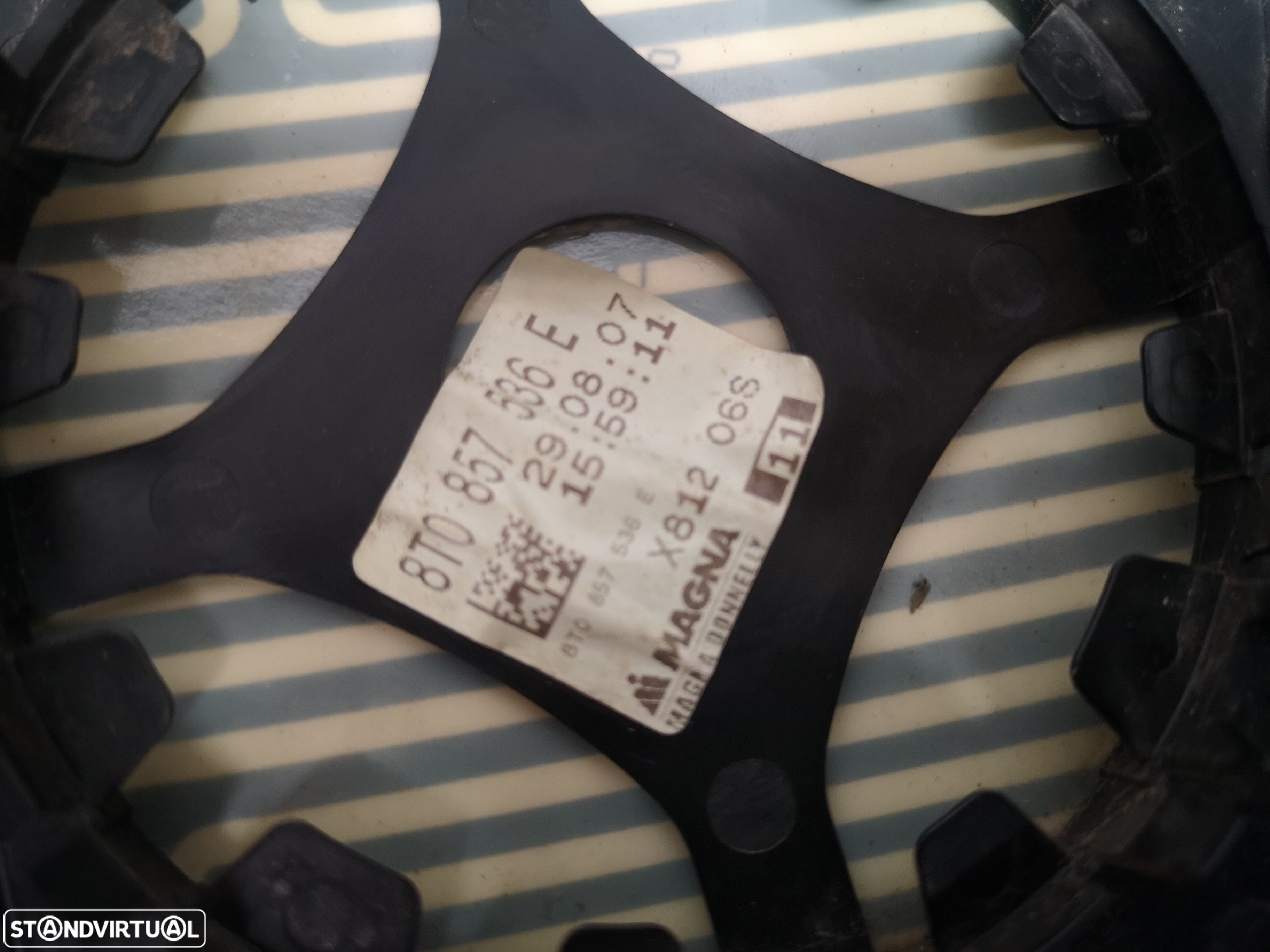 Vidro do espelho retrovisor direito originais Audi a5 a4 b8 2008+ - 4