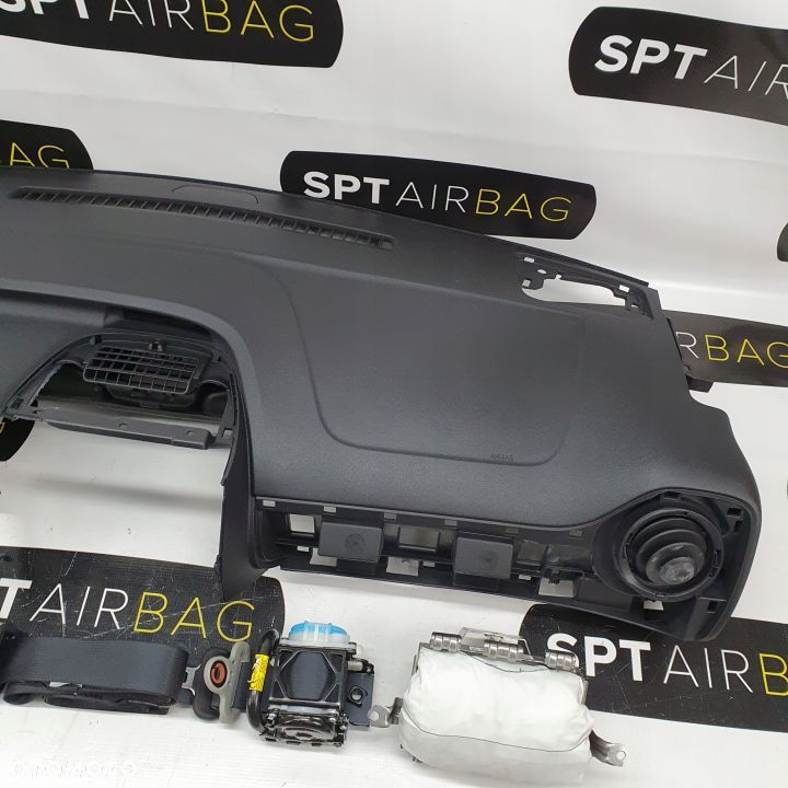 CITROEN C1 DESKA ROZDZIELCZA KONSOLA KOKPIT PULPIT PODUSZKI AIRBAG AIR BAG PASY KIT SET - 3