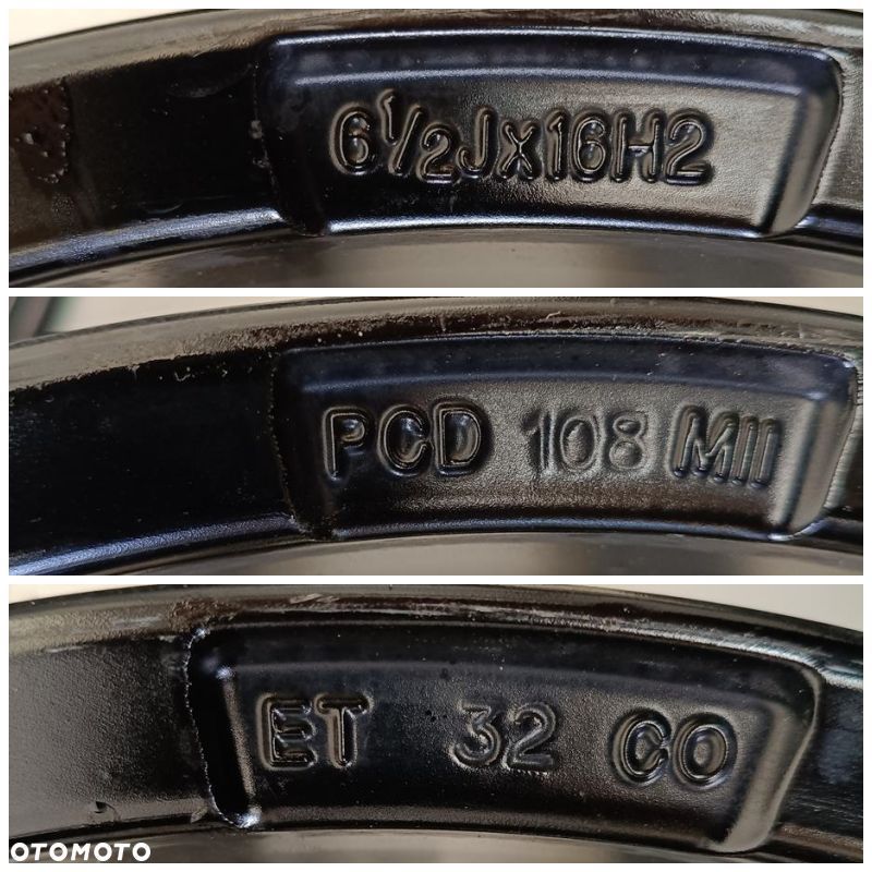Alufelgi 4x108 16 Citroen C3 C4 DS3 Mokka Peugeot 2008 208 (F9094) - 7