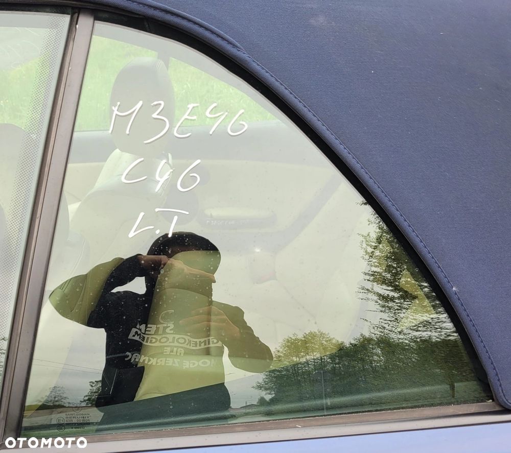 SZYBA LEWY TYŁ TYLNA BMW M3 E46 CABRIO ORYGINAŁ