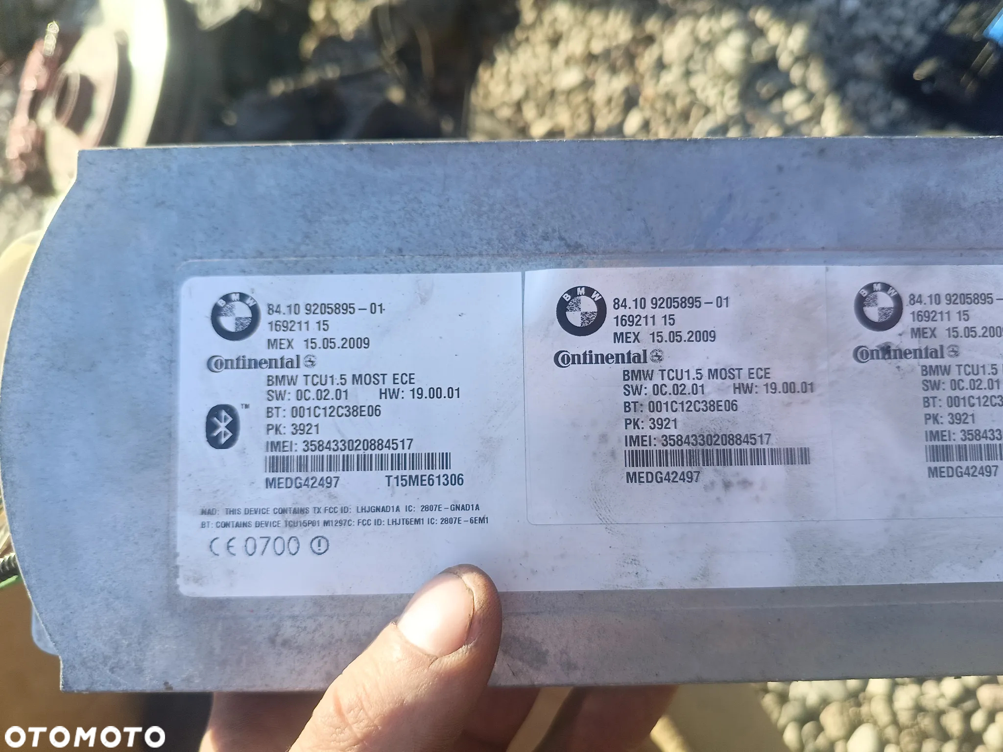 MODUŁ STEROWNIK BLUETOOTH BMW 5 E61 E60 9205895 - 2
