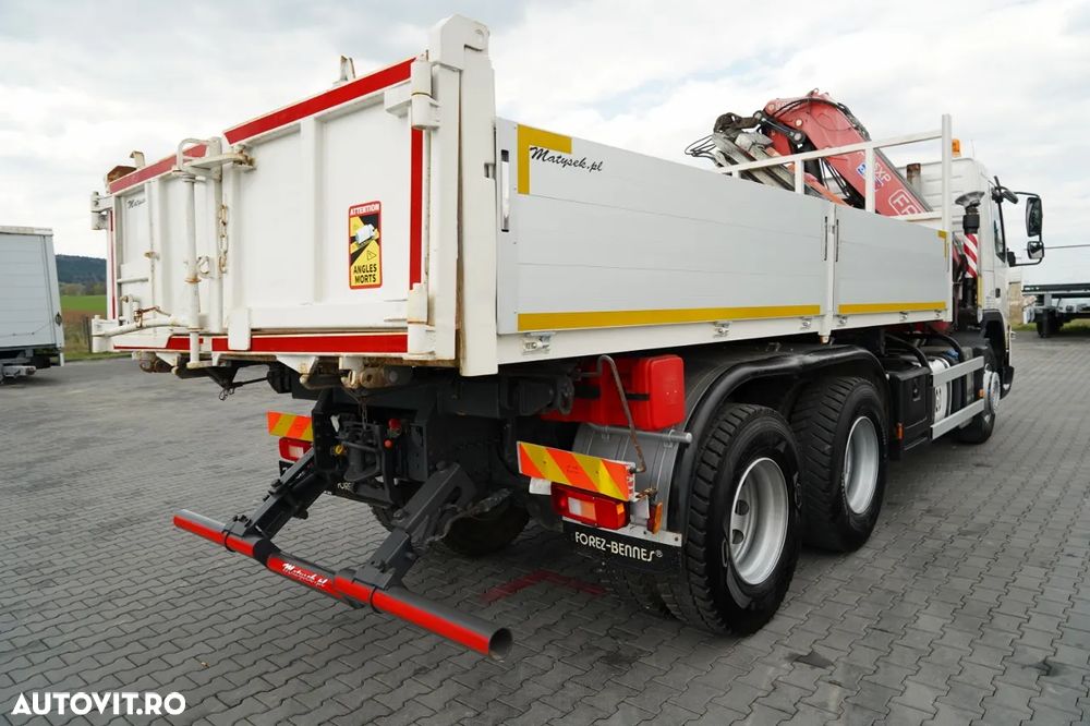 Volvo FMX 370 / 6X4 / TIPPER + FASSI F165XP HDS / MAX. CAPACITATE DE RIDICARE 5200 KG / COMANDĂ RADIO / HAYON LATERAL HIDRAULIC - 19