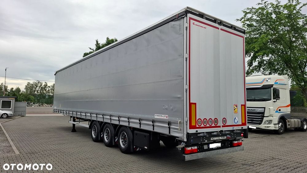 Schwarzmuller J-SERIE / MEGA / OSIE SAF / OŚ PODNOSZONA / JAK NOWA ! - 1