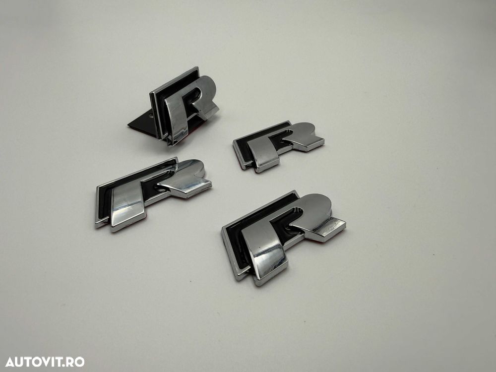 Set Embleme VW R negru - 1