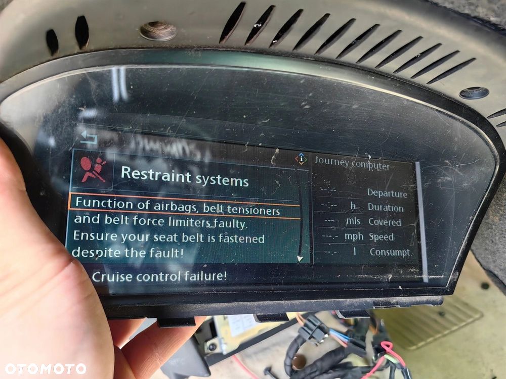 Wyświetlacz monitor nawigacji radia BMW 5 e60 e61 6962425 - 6