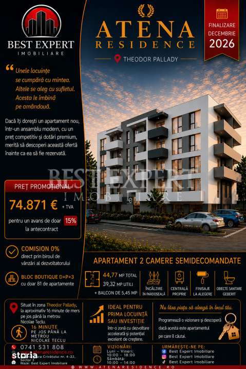 2 Camere | Investitie Inteligenta | Parcare BONUS | Avans 15% Credit I — fotografia 1