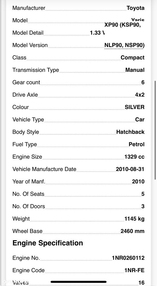 Silnik kompletny Toyota Yaris 1.33 1nr-fe film video 101 koni - 12