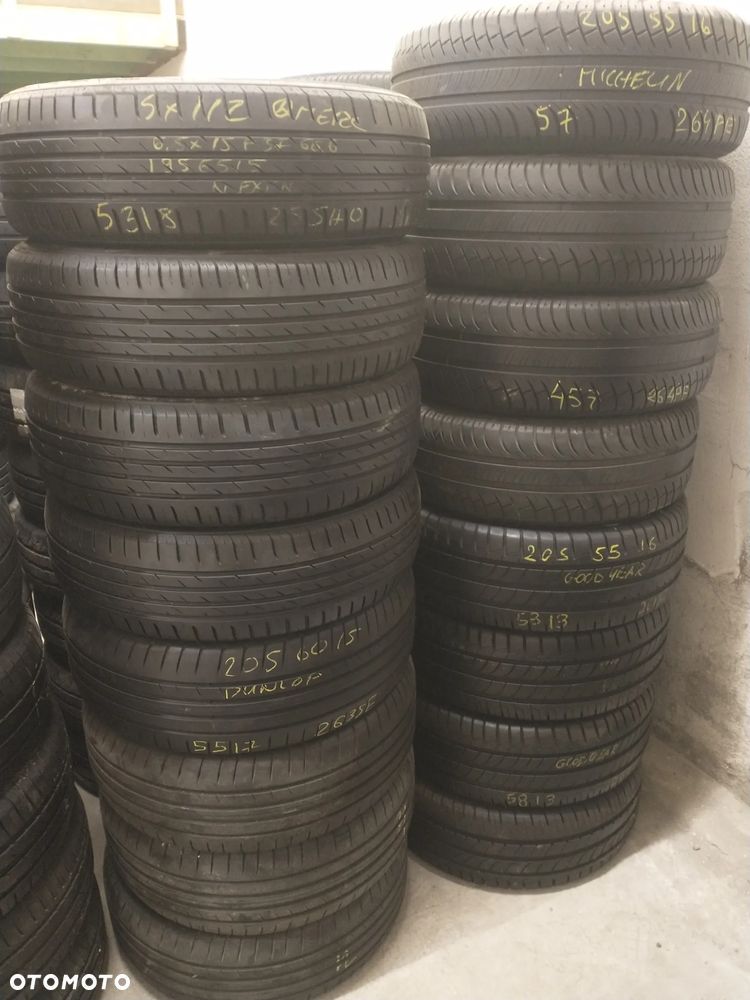 letnie opony używane 14 15 16 17" pakiet Legnica hurt 205/55R16 205/60R16 195/65R15 185/65R15 - 2