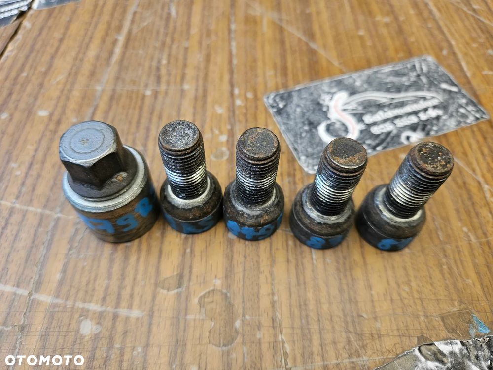 Szpilki Sruby Antykradziezowe do Kol Zlodzieje Komplet Audi VW Skoda Seat - 8