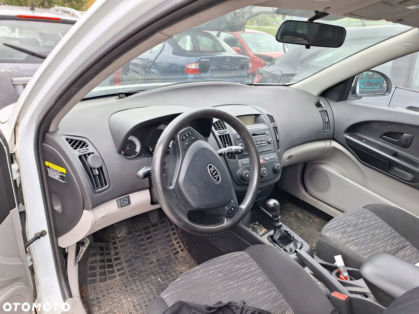 KIA CEED 1 I ED 06-09 BIAŁE DRZWI PRZÓD LEWE WD CEED 5D HB - 7