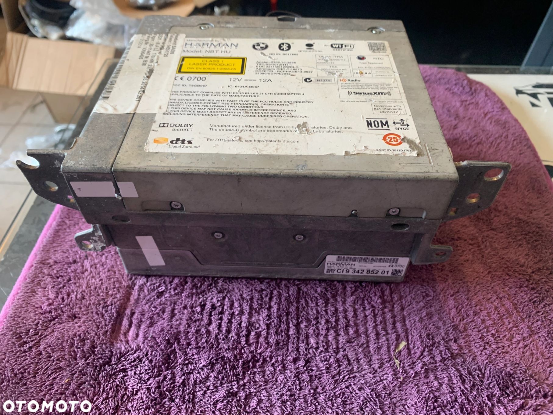 RADIO NAWIGACJA NBT HU HARMAN 9342852 F55 F56 i3 I01 i8 I12 - 1