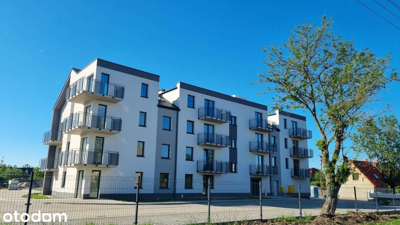 NOWE mieszkanie 2 pokoje, III piętro, winda, balkon, ul. Brzegowa