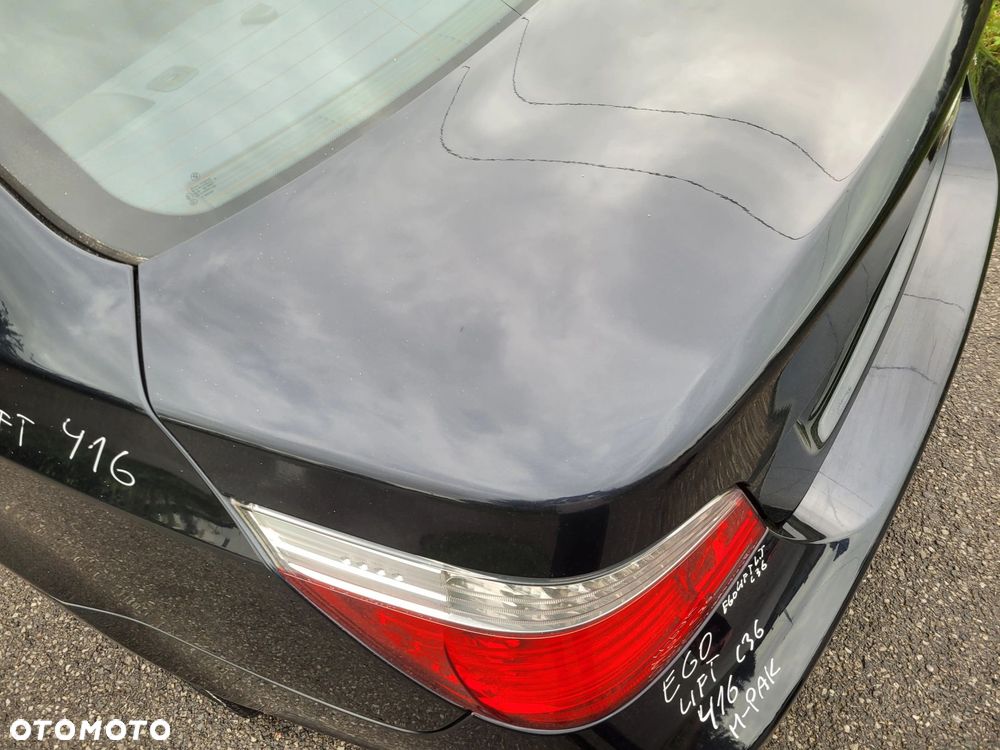 KLAPA TYŁ TYLNA BAGAŻNIKA BMW E60 LIFT 416 CARBONSCHWARZ ORG LAKIER C36 - 2
