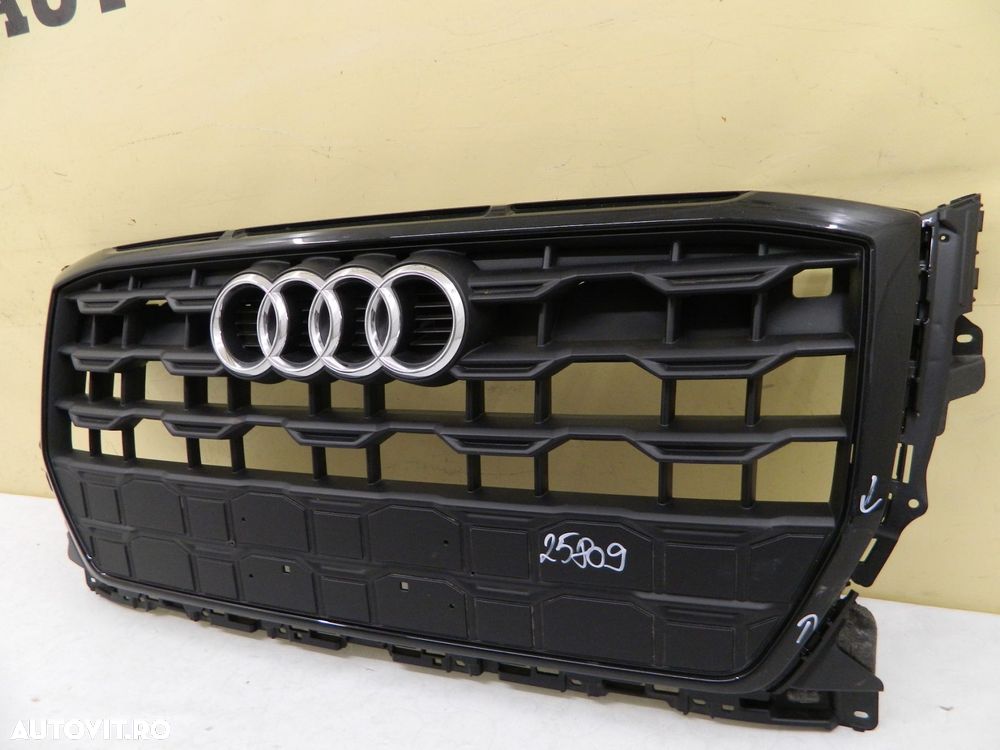 Grila radiator Audi Q2 facelift, 2021, 2022, 2023, cod origine 81A853651H. - 4