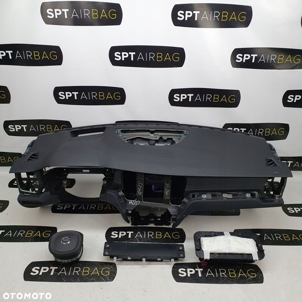 VOLVO V60 S60 II 2 DESKA ROZDZIELCZA KONSOLA KOKPIT PULPIT PODUSZKI AIRBAG AIR BAG KIT SET - 1