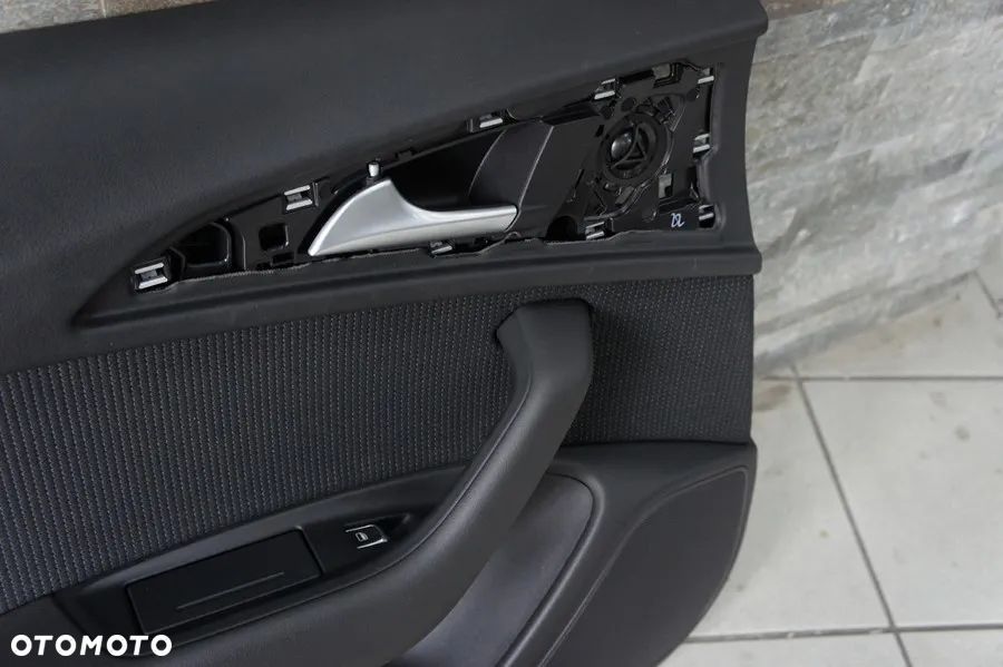 NR 53 Boczki drzwi  tylne do AUDI A6 4G0 wstawki materiałowe - 4