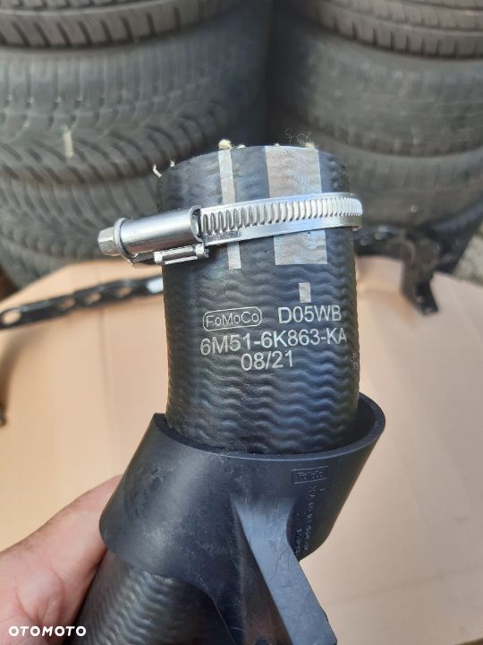 WĄŻ RURA INTERCOOLERA FORD C-MAX I FOCUS II 6M51-6K863-KA 2.0 DIESEL DURATORQ DW10 - 3