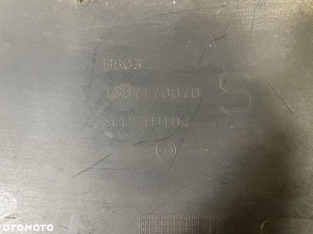 FIAT DUCATO CITROEN JUMPER PEUGEOT BOXER LISTWA BOCZNA NAKŁADKA BŁOTNIKA LEWA TYLNA LEWY TYŁ 1307170070 - 2