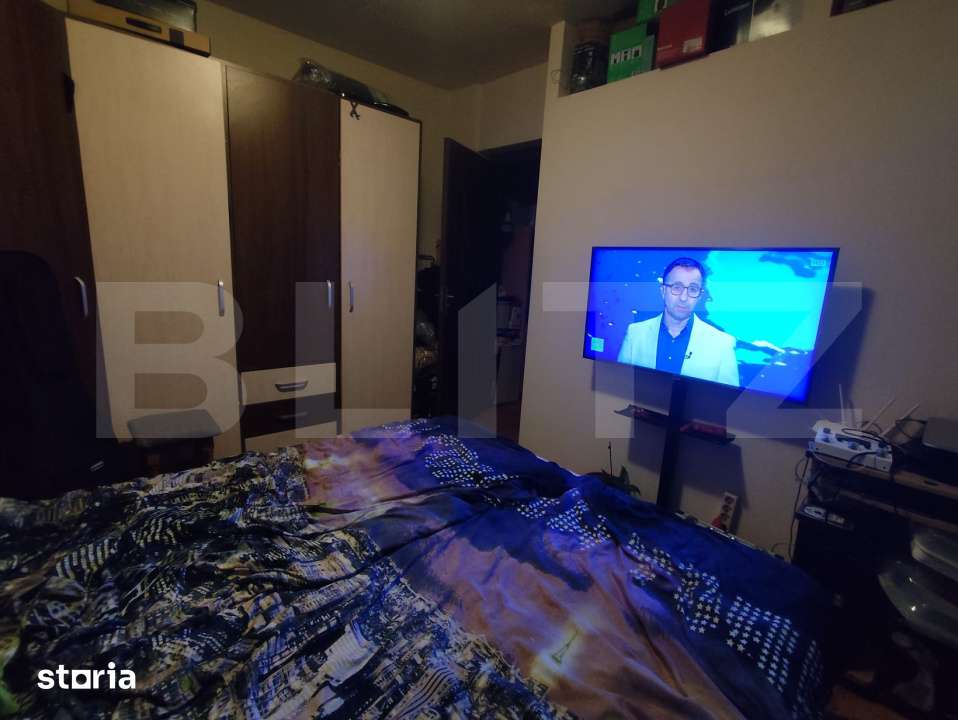 Apartament 2 camere, 38 mp, decomandat, oras Beclean, zona centrala — fotografia 2