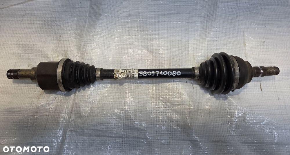 PÓŁOŚ LEWY PRZÓD KRÓTKA OPEL CROSSLAND 9809710080 1.2 - 1