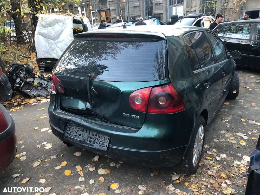 Dezmembrez VW Volkswagen Golf 5 verde 2.0 TDI cod BKG 2007 - 11