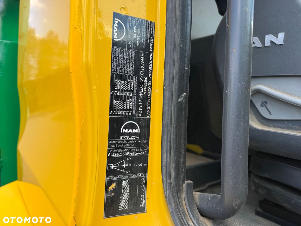 MAN TGA 35.430 8x4 MEILLER HYDROBURTA ładne i zadbane - 30