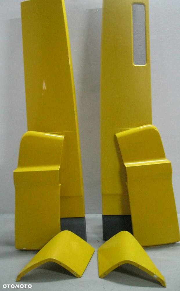 SPOJLER SPOILERY ZAKABINOWE KOMPLET OWIEWEK DAF XF (białe, czerwone, niebieskie, żółte) - 9