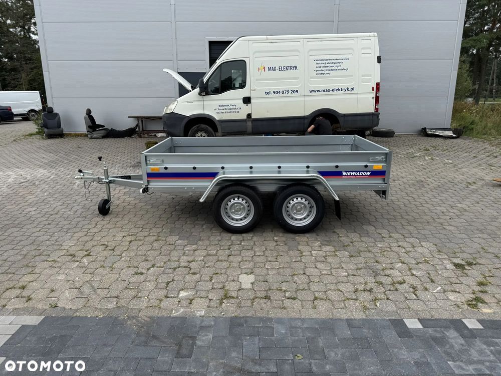 Niewiadów 263x132cm nowa przyczepka dwuosiowa 750kg BEG7527T FV 23% - 9