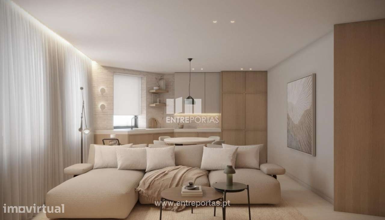 Venda de Apartamento T2 próximo do mar, Caxinas, Vila do Conde - Grande imagem: 3/12