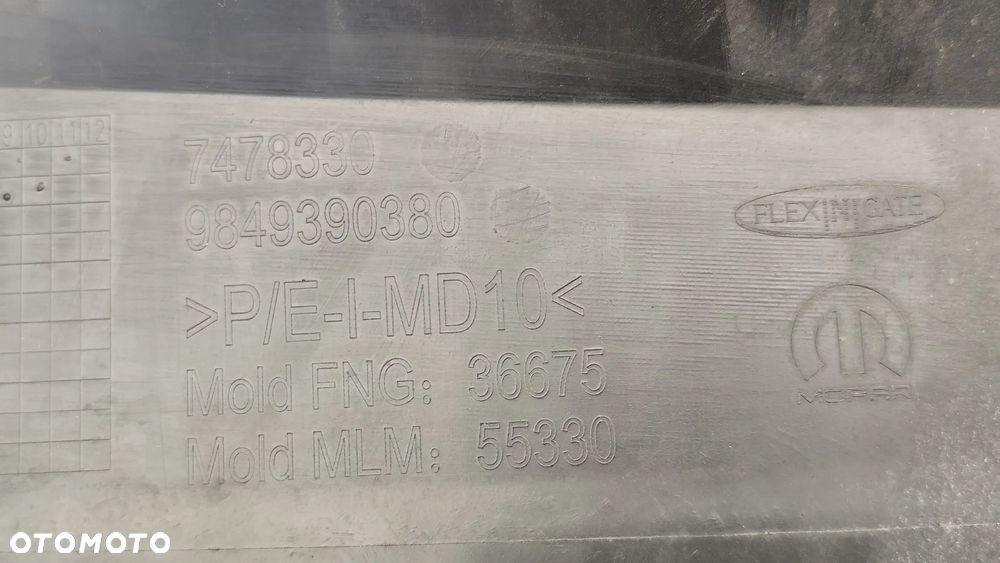 KRATKA ZDERZAKA PRZEDNIA LEWA SCUDO EXPERT TRAVELLER VIVARO 9849390380 - 7