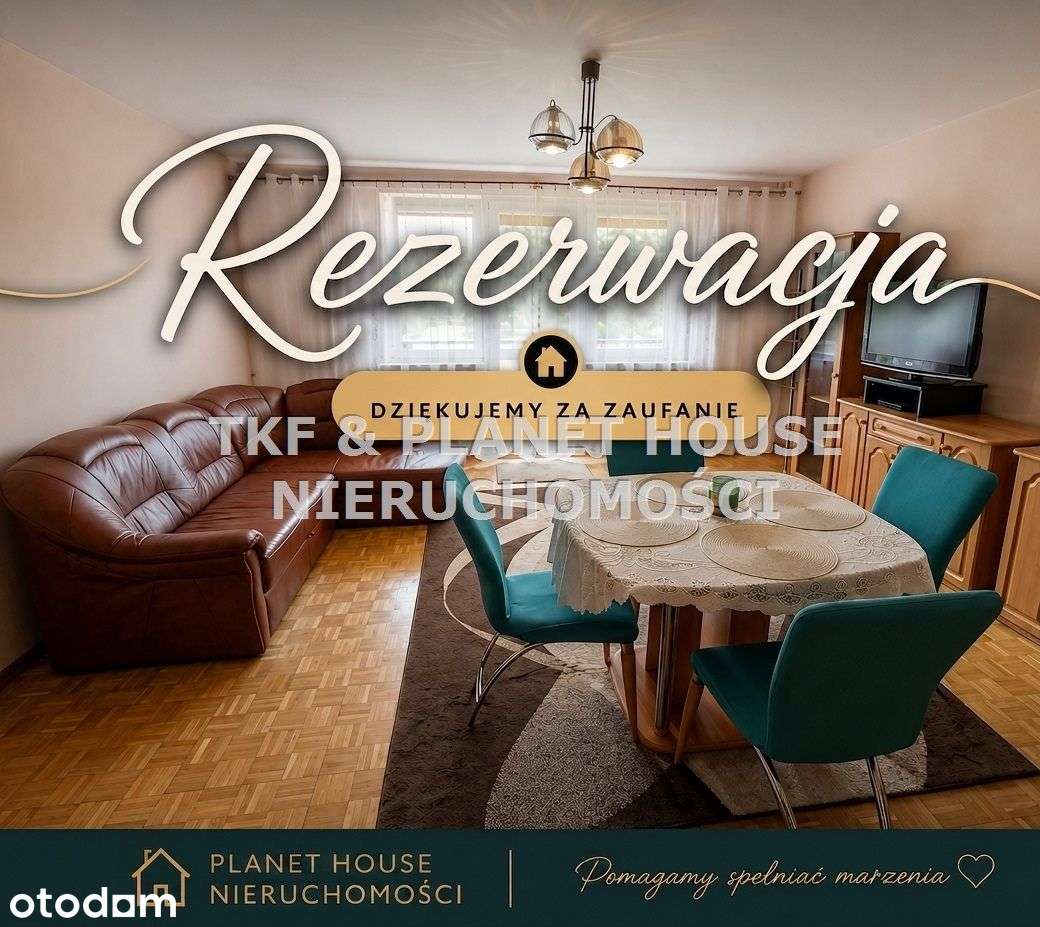Mieszkanie 64m2, 3pokoje, balkon