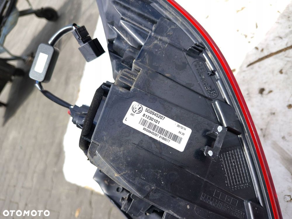 LAMPA LEWY PRAWY TYŁ KOMPLET 5G0945207 VOLKSWAGEN GOLF 7 VII GTD HB - 3