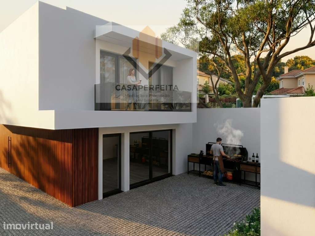 Moradia T3 Nova com Fabuloso Logradouro em Terreno com 600m2 - Erme... - Grande imagem: 2/34
