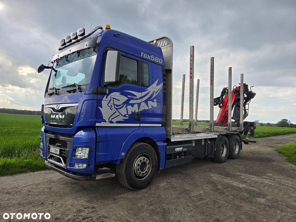 MAN TGX do drewna drzewa lasu Epsilon - 5