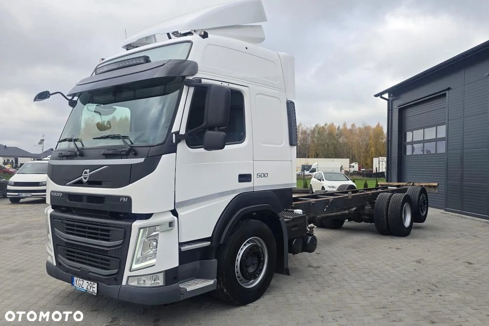 Volvo FM 500 6x2 do zabudowy laweta platforma beczka mleko niski przebieg! super stan - 33