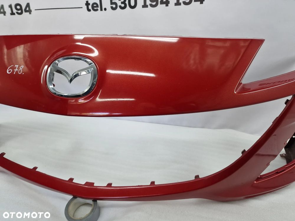 MAZDA 3 BL 08-12 ZDERZAK PRZEDNI PRZÓD , KOLOR BORDO METALIK , NR BCW8-50031 , NR AUKCJI NZ678 - 8