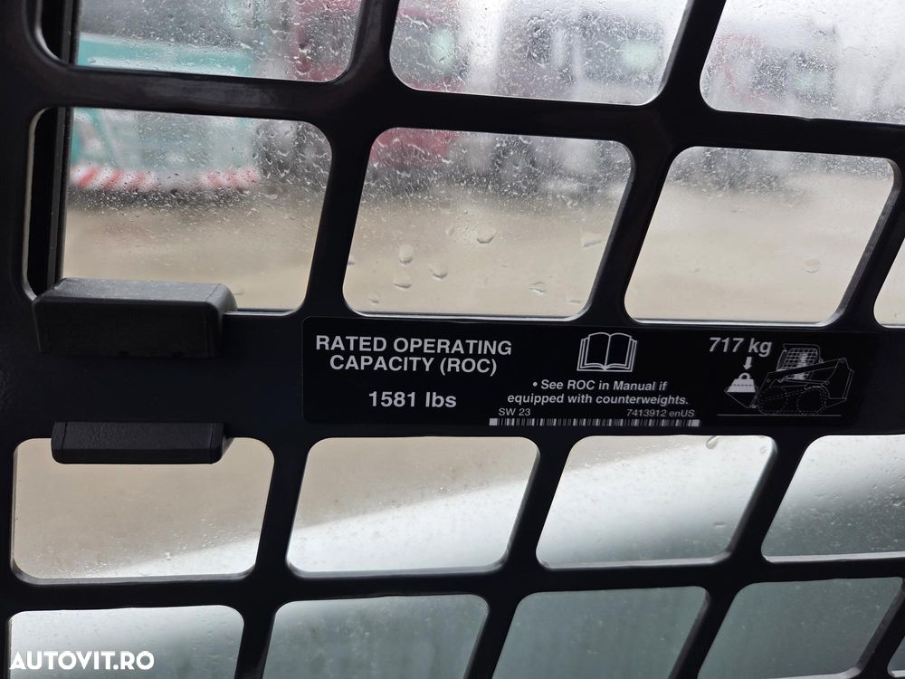 Bobcat PE SENILE, NOU, SUPER PROMOTIE 46900 EUR+Tva, furci, cupa multifuncitonala 4x1, ridica 717kg, masa operationala 3t, motor Bobcat 41kW, cabina inchisa, inst hidr suplimentara, posibilitate leasing 5 ani-PROMOTIE 46900 EUR+Tva - 19