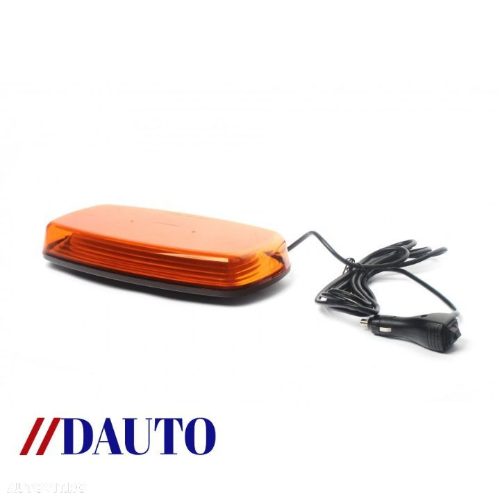 Mini rampa girofar, talpa magentica dubla, 84LED-uri - 2