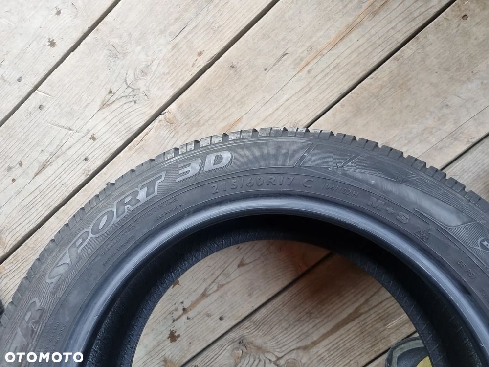 OPONY Dunlop SP Winter Sport 3D 215/60R17C 104/102H 2021r, 7/6,5mm bdb stan - 11