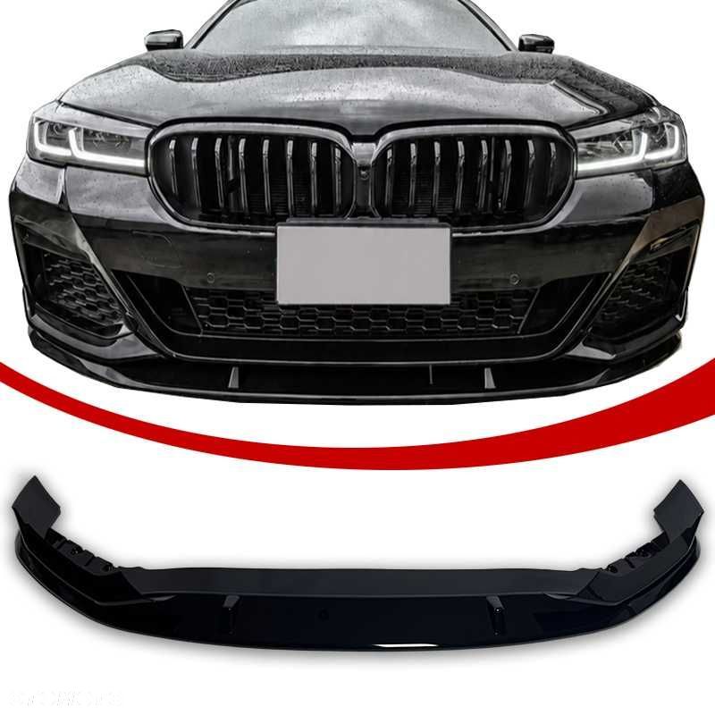BMW Dokładka Zderzaka Przedniego SPLITER G30 G31 LCI POLIFT CZARNY POŁYSK