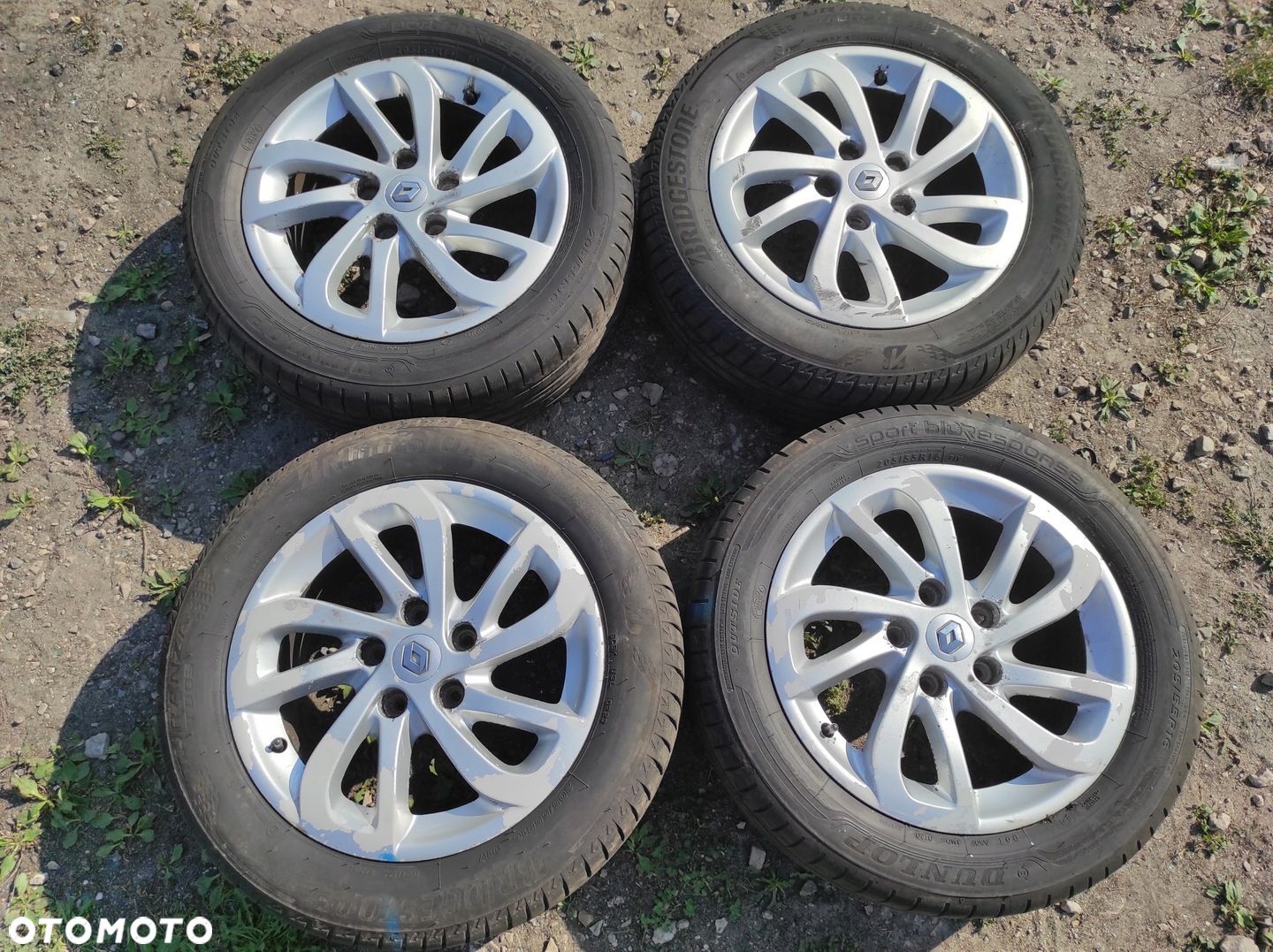 RENAULT 403000787R KOŁA FELGI ALUMINIOWE 16 6.5J 5x114,3 ET47 205/55 R16 - 1